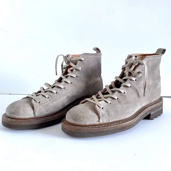 JOHN VARVATOS Essex Trooper Suede Boots - Picture 4 of 7